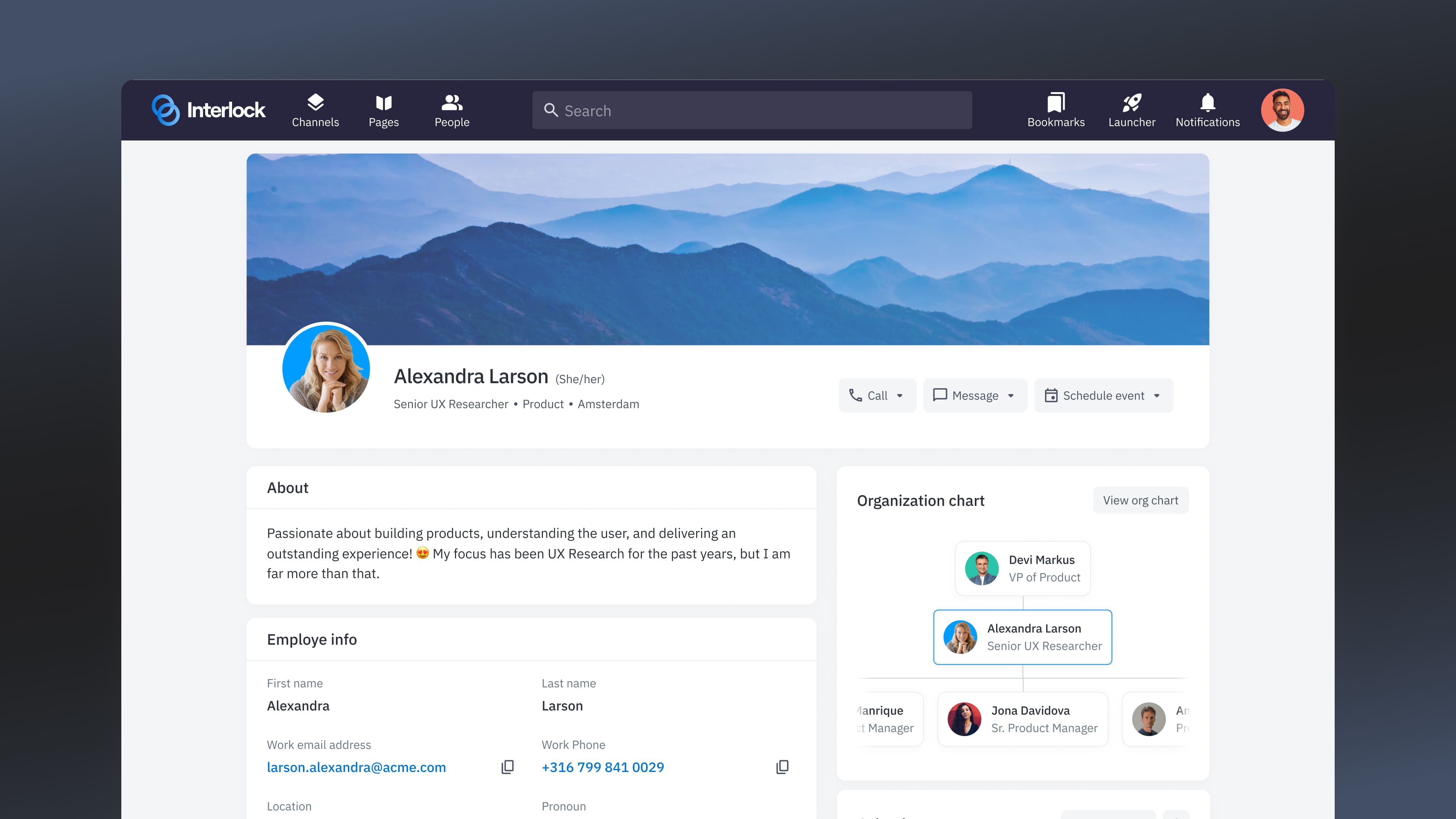 Discover internal expertise