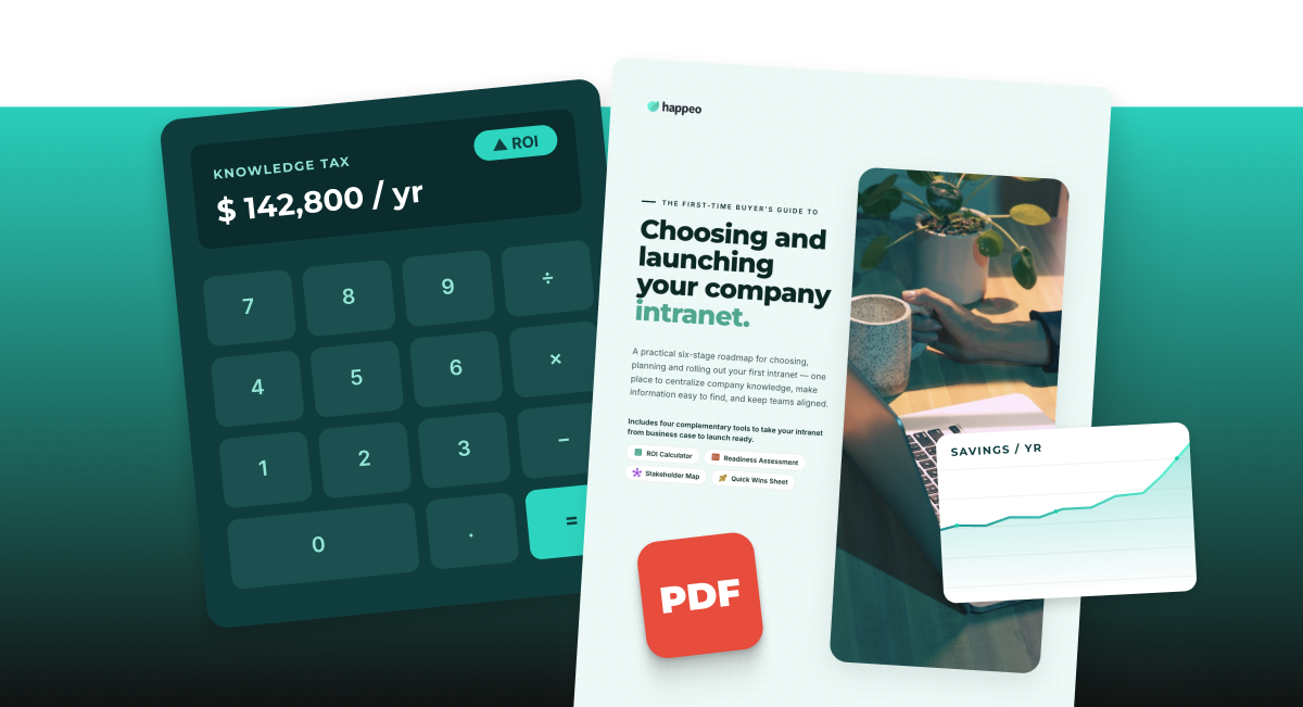 Happeo's First-Time Intranet Buyer's Guide & Webinar