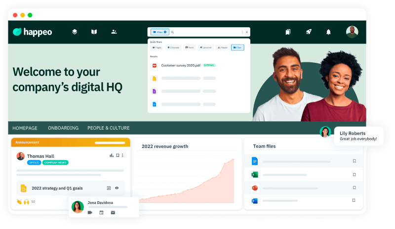 Happeo | One place to surface all your information