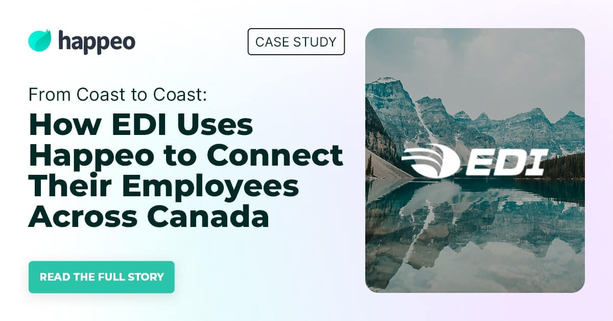 How EDI Environmental Dynamics Inc. Connects Their Employees Across Canada, with Happeo